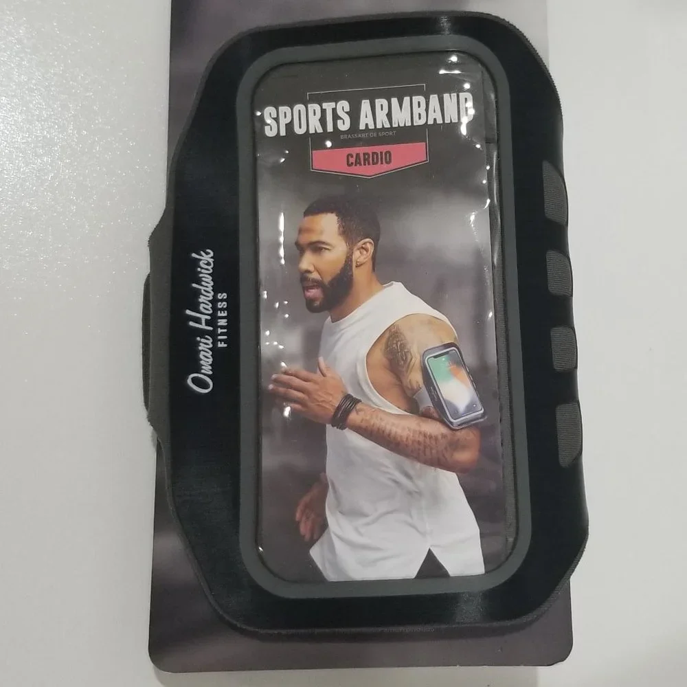 Omari Hardwick - Cardio Sports Armband - Black and Grey